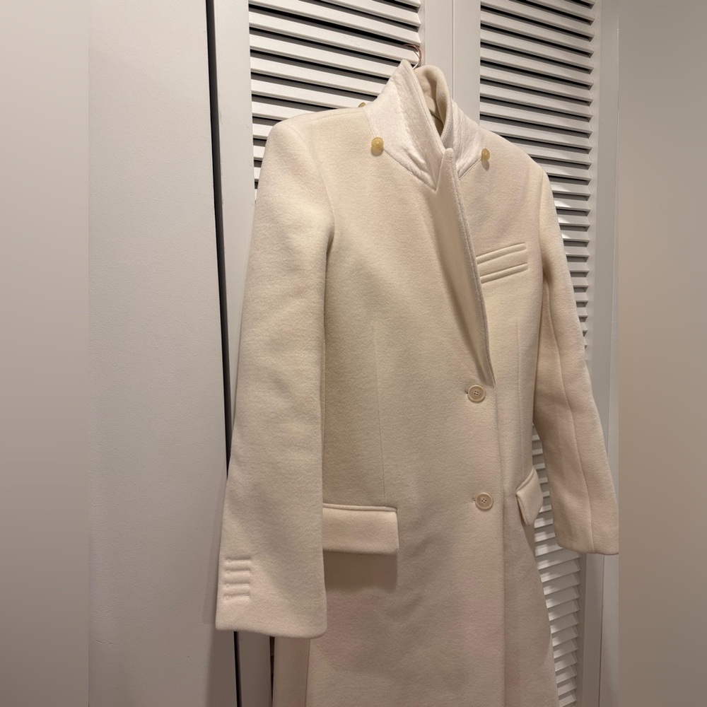 Proenza Schouler Cream Teddy Jacket - Picture 9 of 16
